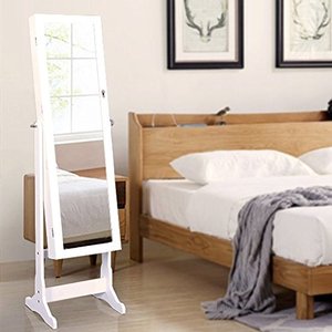 ไม้ MDF ความยาวเต็มยืน<span class=keywords><strong>กระจก</strong></span>เครื่องประดับตู้ - Product Image 1