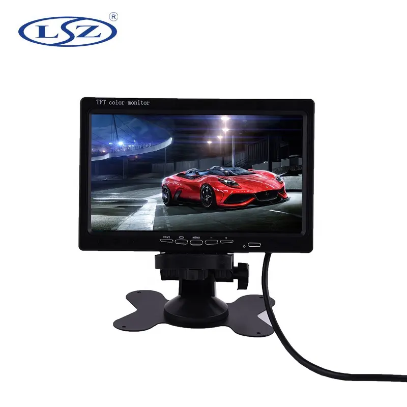 Full HD 800*480 en iyi çözünürlük tft lcd renkli monitör video oynatıcı 7 inç otomatik kullanılan