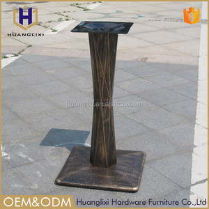 De metal antiguo de hierro fundido color dorado comedor patas de la mesa de café - Product Image 3