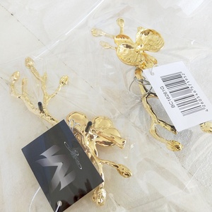 Alfileres de vela de cabeza de ciervo de metal, dorados, decorativos - Product Image 5