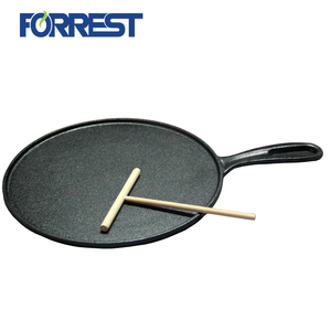 10.5 pollici Ghisa Piastra Pre-condito Rotonda Cast Padella di Ferro Perfetto per Frittelle, Pizze, e Quesadillas - Product Image 3