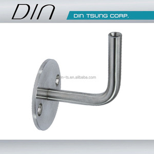Stainless Steel Wall-Mounted Handrail <b>Bracket</b> for Staircase Modern Design Rust Resistant Tube Type Satin/<b>Mirror</b> Finish - Product Image 2