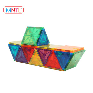 Magnetic Building tiles Toys Childrens car set perfect compatible with <span class=keywords><strong>playmags</strong></span> tiling magnetic - Product Image 1