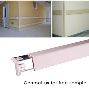 Copertura in pvc da parete in <span class=keywords><strong>alluminio</strong></span> ospedale bordo rotondo angolo della protezione della protezione - Product Image 3