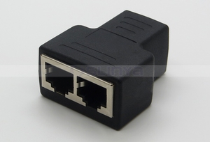 Porta RJ45 Splitter Adapter 1 a 2 Doppio Femminile CAT5/Connessioni di Rete Sockt CAT 6 LAN <span class=keywords><strong>Ethernet</strong></span> Splitter - Product Image 6