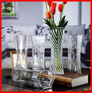 Altos jarrones de vidrio transparente para la boda centros de mesa, florero de <span class=keywords><strong>cristal</strong></span> de <span class=keywords><strong>flores</strong></span> (whatsapp: + 86 18952282668) - Product Image 2