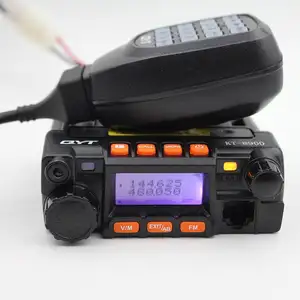 QYT KT8900 Mini Radio Transceiver 10W Car Mobile Radio UV Dual band 136-174MHz & 400-480MHz Walkie Talkie