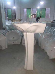 Lavabo sur pied en forme <span class=keywords><strong>de</strong></span> <span class=keywords><strong>fleur</strong></span> <span class=keywords><strong>de</strong></span> <span class=keywords><strong>lotus</strong></span> <span class=keywords><strong>de</strong></span> Thaïlande - Product Image 5