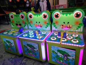 <span class=keywords><strong>Rana</strong></span> salte. Moneda operado los niños golpeando martillo golpe un topo juego de la redención de la máquina - Product Image 5