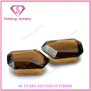 พลอยพลอยทัวร์มาลีนสังเคราะห์20มม. พลอยสีชมพูอเมทิสต์สีส้มเหลือง - Product Image 5