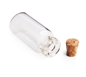 Wholesale <strong>Mini</strong> Small Glass Vial Container <strong>Bottle</strong> With Cork Stoppers - Product Image 2