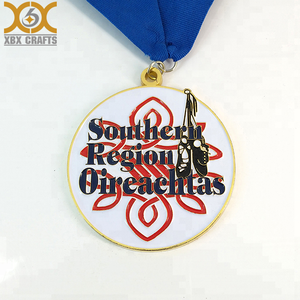 Precio de fábrica a granel comprar chapado personalizada marco Metal medalla con Logo - Product Image 1