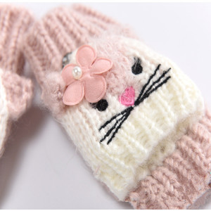 <span class=keywords><strong>Hiver</strong></span> chaud enfant fille de bande <span class=keywords><strong>dessin</strong></span>ée demi palm <span class=keywords><strong>gants</strong></span> sans doigts <span class=keywords><strong>gants</strong></span> d'<span class=keywords><strong>hiver</strong></span> - Product Image 4