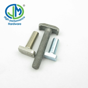 Perno de Cabeza en T con Cabeza de Martillo, Grado ISO 10.9, Galvanizado con Tornillo - Product Image 1