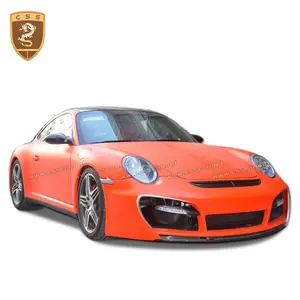 2009-2013 Auto Auto Accessoires Cf + Frp Tc Stijl Voor Achter Bumper Body Kit Voor Porsche 911-997