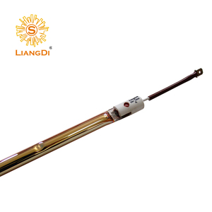 Sưởi ấm Hồng ngoại sử dụng đèn <span class=keywords><strong>Halogen</strong></span> 220V 1000W ống thủy tinh thạch anh hộp màu trắng duy nhất máy vật nuôi điều khiển từ xa - Product Image 3