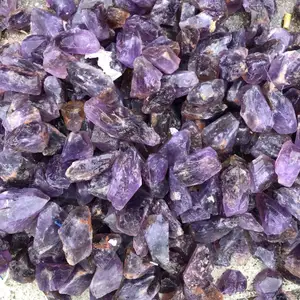 Grosir Batu Kecubung Kristal Kuarsa Batu Penyembuhan Quartz Kasar Alami