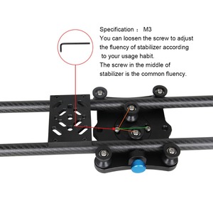 Süper Fiyat Profesyonel Kaymak Parça Video DSLR Kamera kamera kaymak tasarım video dolly parça pergel 120 cm slr ray <span class=keywords><strong>diy</strong></span> - Product Image 4