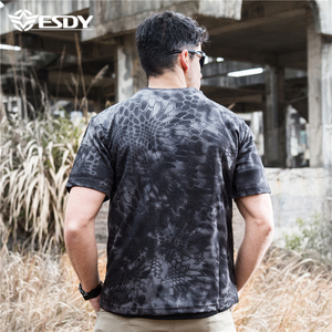 ESDY Custom <strong>Men</strong> Outdoor Hunting Camo Tee Tactical Training <strong>T</strong> <strong>Shirt</strong> - Product Image 5
