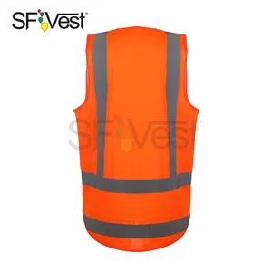 Class D/N Australia New Zealand TTMC Reflective Pocket Hi Visible reflective Safety Vest