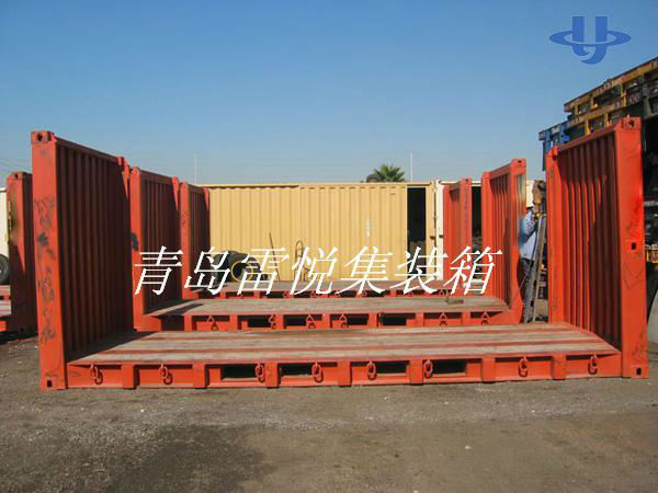 Streamline Your Business with Durable 20 flat rack shipping container ...