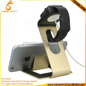 2015 aluminum charging dock station charger stand for <span class=keywords><strong>apple</strong></span> <span class=keywords><strong>Watch</strong></span> aluminum holder for iWatch with cable - Product Image 5