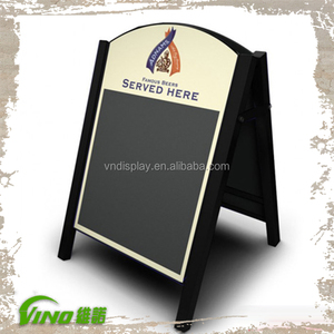 Letrero de Madera Plegable de Doble Cara para Publicidad Exterior, Impresión a Todo Color, Letrero Tipo A - Product Image 5