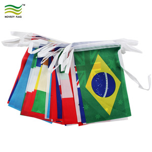 Guirnaldas de Banderines de <span class=keywords><strong>Brasil</strong></span> para Festivales, Producto Popular de Decoración Festiva - Product Image 4