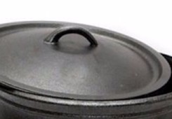 Wholese Ba Chân Gang Nồi Pre-dày Dạn Nam Phi Potjie 6 Quarts - Product Image 5