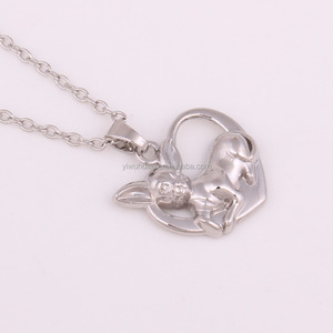 Colliers à pendentif en alliage métallique pour chien, <span class=keywords><strong>Chihuahua</strong></span>, animal, nouvelle mode, bijoux en forme de cœur pour amoureux de chien - Product Image 4