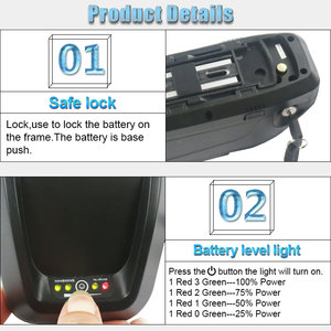 Batterie Li-ion pour vélo électrique Hailong Case, <span class=keywords><strong>48V</strong></span> <span class=keywords><strong>13Ah</strong></span>, pour 1000w 8Fun BBSHD, avec chargeur, en stock en Allemagne - Product Image 2