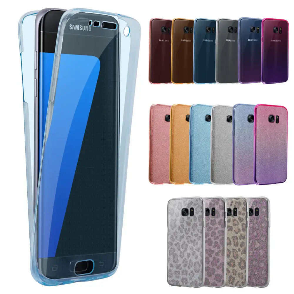 Cover Case Ultra Thin Slim 360 TPU Gel Skin Pouch for Samsung Galaxy S8 S8 Plus Note 8
