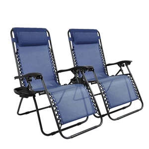 Chaises d'extérieur pliables et inclinantes légères, support de gobelet, fauteuil de terrasse, zéro gravité, offre spéciale - Product Image 2
