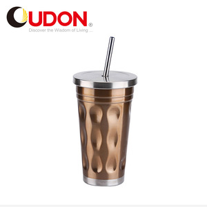 Ventes Directes d'usine Personnalisé 480 ml <span class=keywords><strong>À</strong></span> Double Paroi En Acier Inoxydable Voyage Tasse Avec Le Cube De Glace - Product Image 3