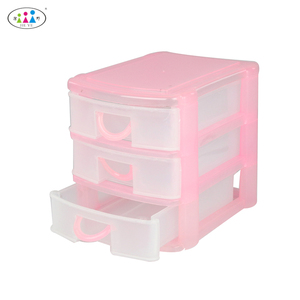 Colorida caja de plástico con seis divisiones - Product Image 2