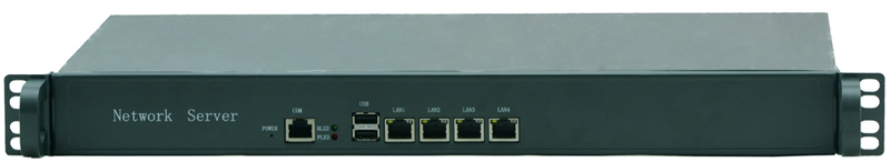 Сетевой сервер маршрутизатор брандмауэра 1U barebone с J1900 поддержка ROS Mikrotik pfsense panabit wayos