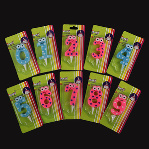 Personnalisé Nouveau Animal de Bande <span class=keywords><strong>Dessin</strong></span>ée en forme imprimé Nombre Bougies Avec Des Bâtons Pour Gâteau D'<span class=keywords><strong>anniversaire</strong></span> - Product Image 5