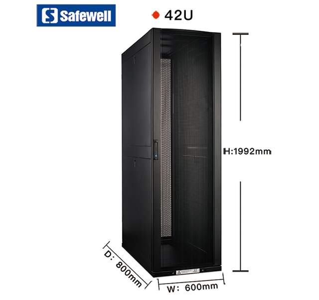 SSG6142 42U Stock Toten Fireproof Rack Server Rack Safewell