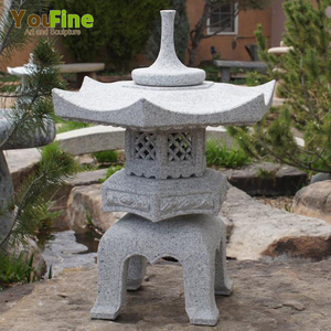 Outdoor Decoratie Graniet Pagode Lantaarn - Product Image 4