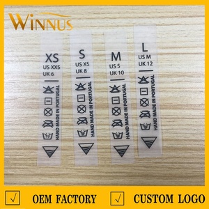 Custom <strong>Printed</strong> Soft Waterproof Garment Clothing Swimwear Transparent <strong>clear</strong> Tpu Wash <strong>Care</strong> <strong>Labels</strong>