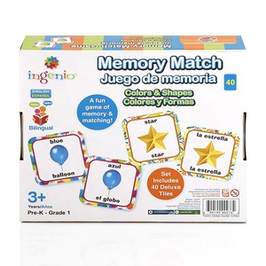 Gioco di Carte Educativo per Bambini con Memoria, Stampa di Carte in Carta, Giocattoli per la Prima Infanzia - Product Image 2