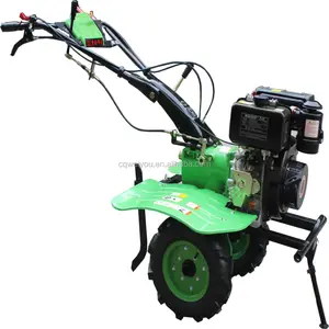 12hp zware diesel vermogen tiller rotary mini cultivator met verschillende accessoires (WY1100B2)