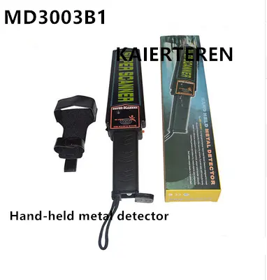 hand-held metal detector MD3003B1 High sensitivity metal detectors, security screening, fire safety mode.