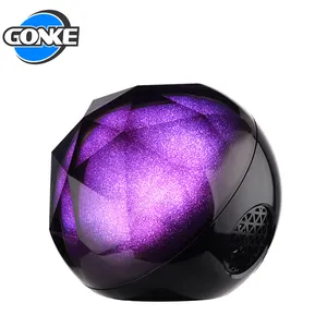 Fashion design crystal ball water dancing subwoofer USB wireless music speaker with Led Light