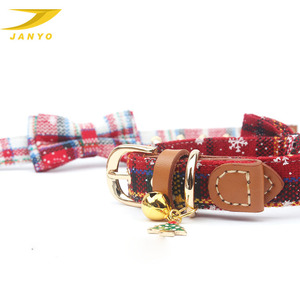 Collar de cuero con lazo para perro, elemento de Navidad exclusivo, superventas - Product Image 6