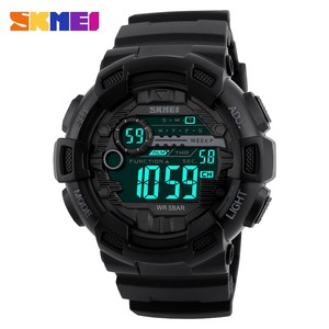 <span class=keywords><strong>SKMEI</strong></span>-montre-bracelet numérique pour homme, étanche 50M, fonction chronomètre, Double alarme, idéal pour le Sport, compte à rebours, nouveau modèle <span class=keywords><strong>1243</strong></span> - Product Image 4