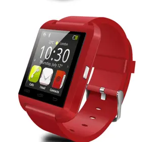 Jam Tangan Pintar Bluetooth U8 Jam Pintar Sinkron dengan Pemberitahuan Konektivitas untuk Ponsel Android Jam Tangan Pintar As DZ09