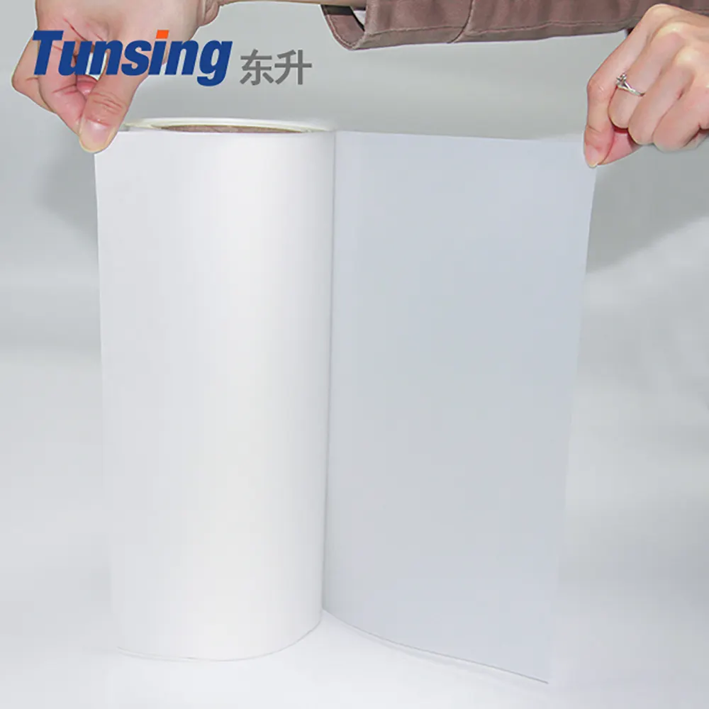 Milk White Translucent Patch Materials Bonding Glue Pes Hot Melt Adhesive Film For Textile Fabric