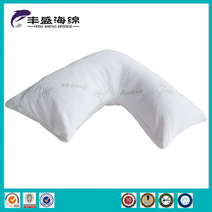 El grande de bambú <span class=keywords><strong>almohada</strong></span> de espuma de memoria rallado reina para tirar - Product Image 1