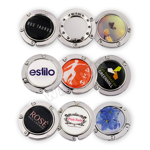 Manufacturer Custom Wholesale Metal Snap Fold <strong>Table</strong> <strong>Handbag</strong> <strong>Hook</strong> - Product Image 1